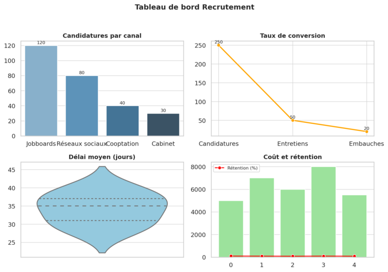 tableau de recrutement