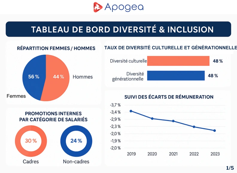 modele reporting social
