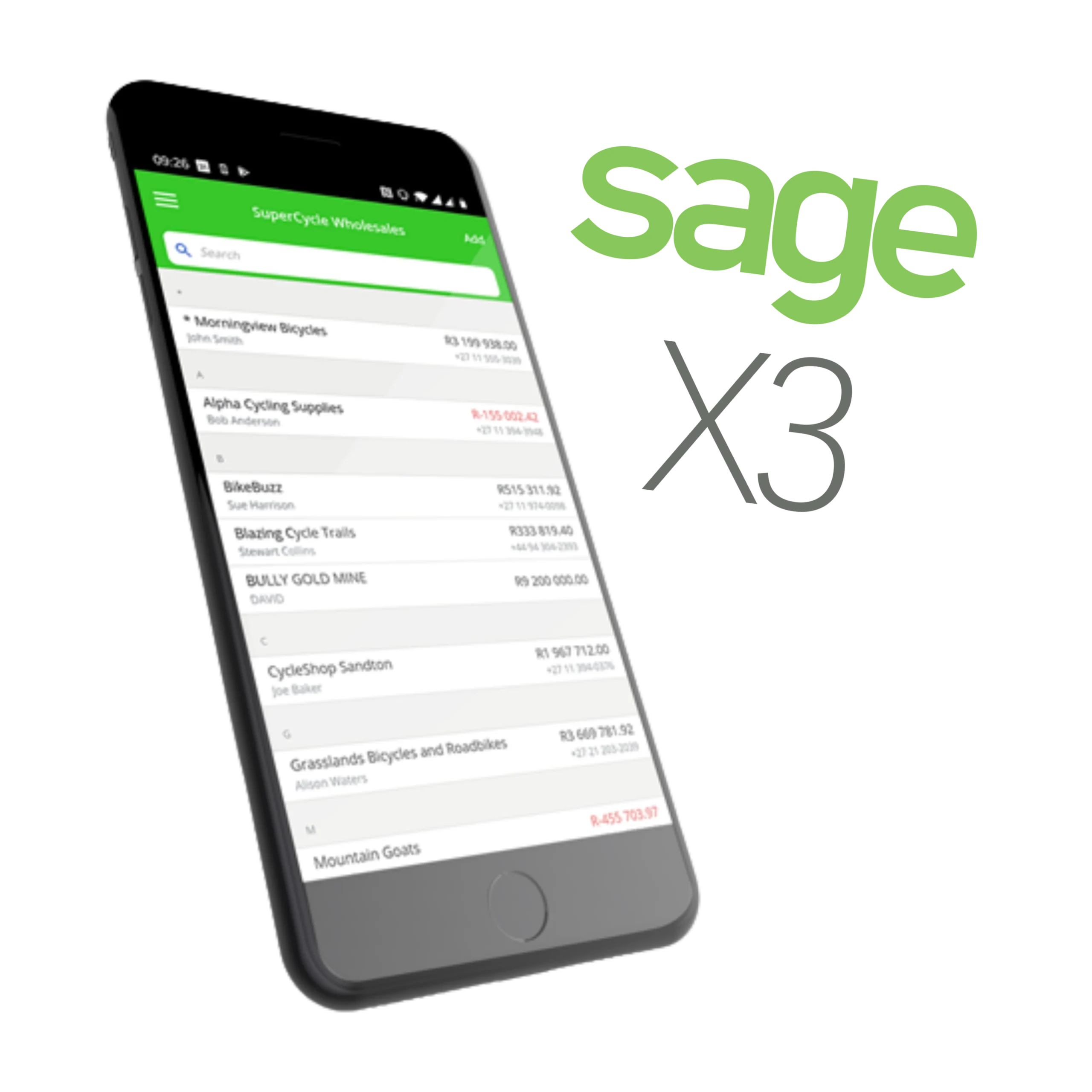 Fiche produit Sage X3