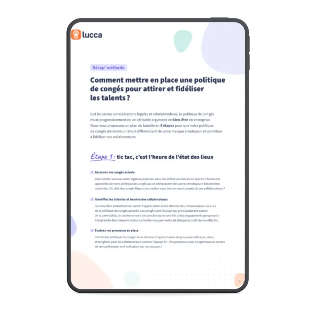 livre blanc sur la gestion des congés pour attirer et fidéliser les talents