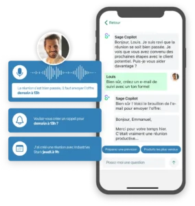 Sage sales management Sage copilot IA