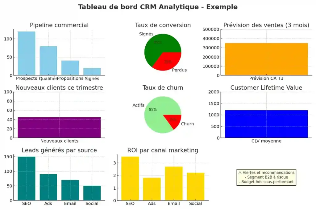 dashboard crm analytique