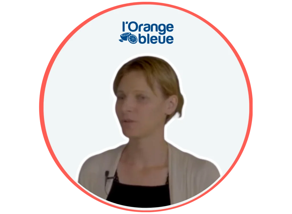 temoignage client orange bleue visuel