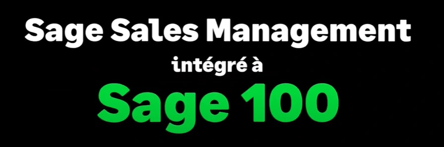 Sages sales management integre a sage 100