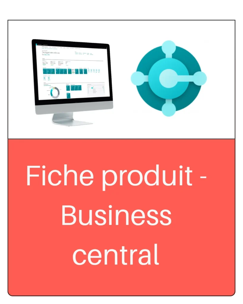 Fiche produit Business Central