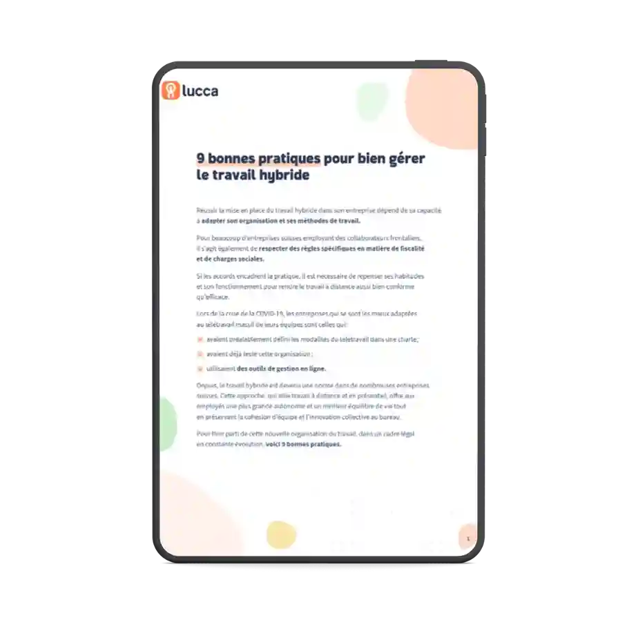 livre blanc sur les bonnes pratiques pour bien gérer le travail hybride