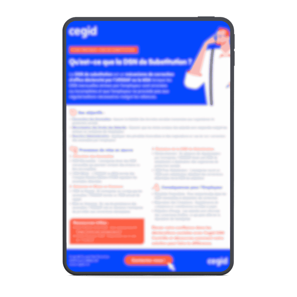 fiche pratique sur la dsn de substitution 2026